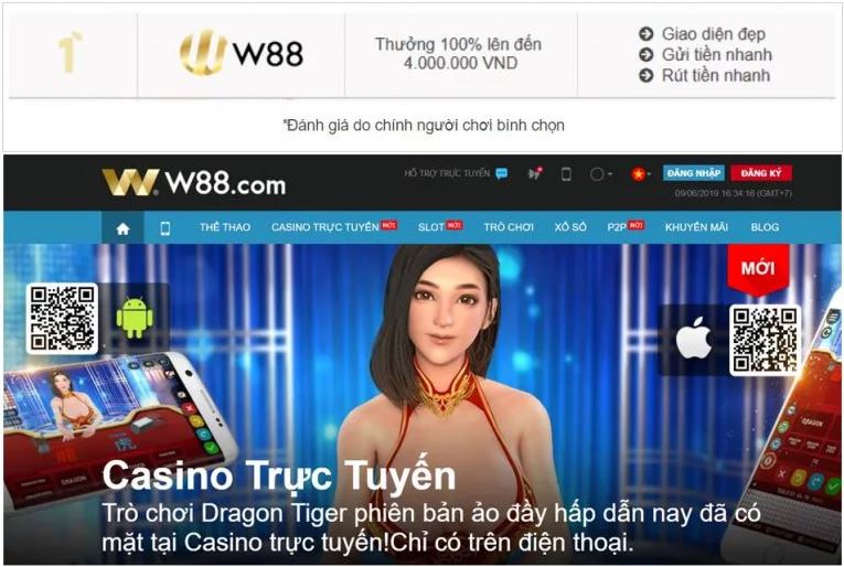 W88 là một trong những casino uy tín hàng đầu Việt Nam