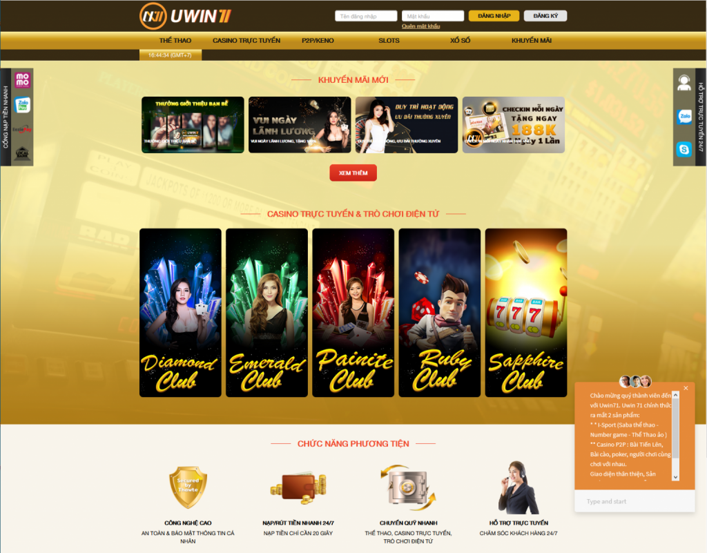 Website nhà cái UWIN71 lừa đảo